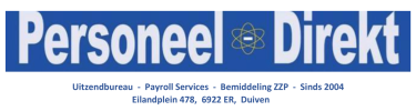 Logo Personeel-Direkt Uitzendorganisatie